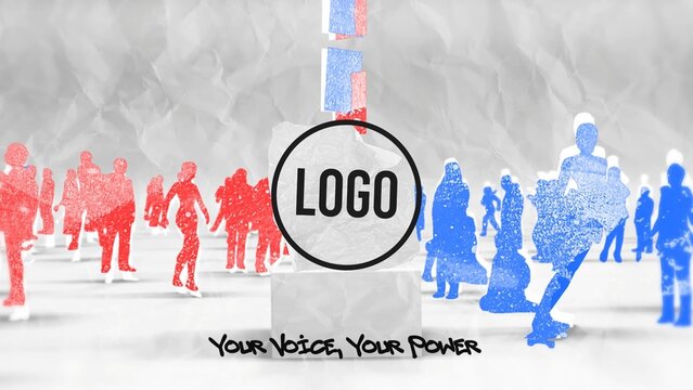 Grunge Election Revolt Logo Unveil