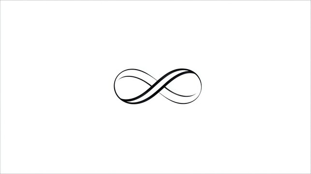 Minimalist infinity symbol