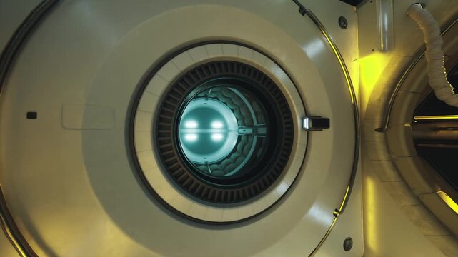 Escape pod interior inside space station, padded seating and compact design, emergency readiness atmosphere, survival equipment and hatch detail visible