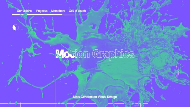 Duotone Liquid Motion Intro