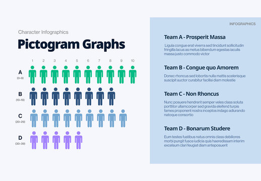 Pictogram Infographic Template