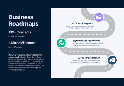 Roadmap Infographic Template