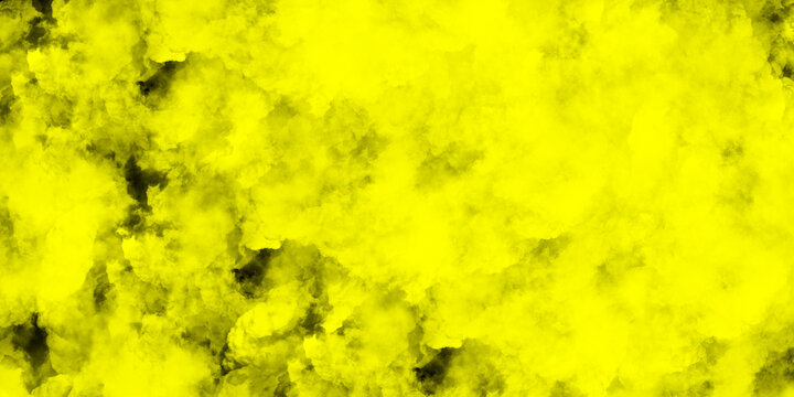 Yellow Smoke Fog Effect Background Animation