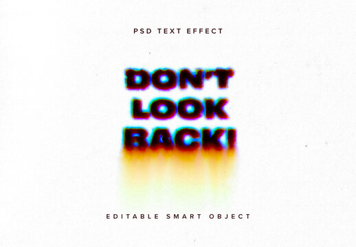 Grunge Melting Text Effect Mockup