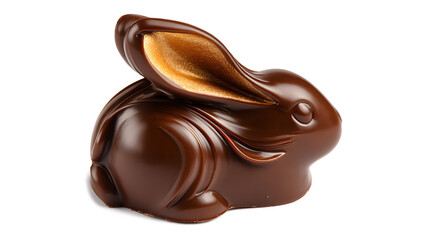 Obraz premium Chocolate Easter bunny figure