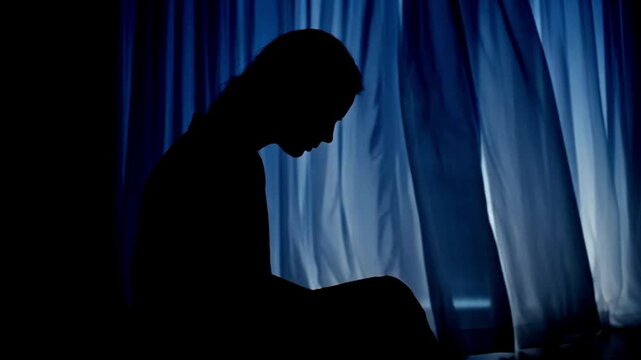 A heartbroken woman crying alone urban isolation cinematic emotional storytelling -Generative AI