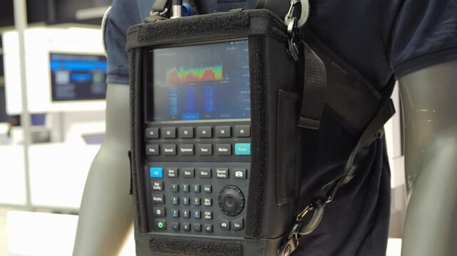Portable RF Spectrum Analyzer Device Used for Wireless Signal Measurement