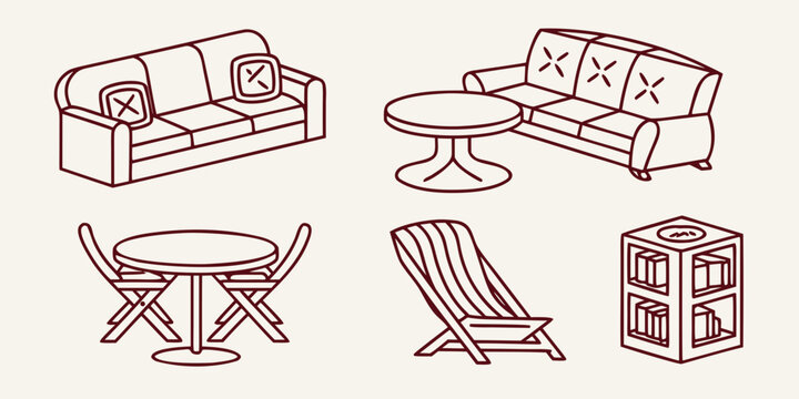 Furniture Line sofa couch table chair