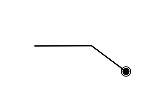 Hud callout rectangle text box animation.HUD graphics around the edges for use in movies,Technological HUD template callout.Motion graphics of hud callout icon.HD video animation.on a black backgraund