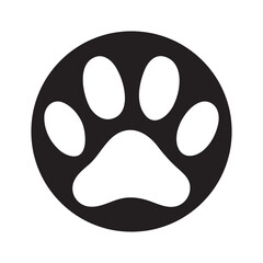 Fototapeta premium Playful Dog Paw Identity Badge