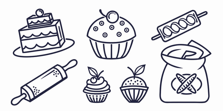 Bakery and desserts cake cupcake pastry