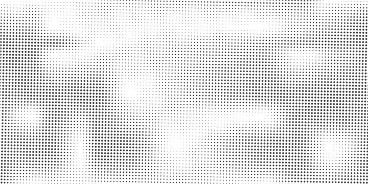 Minimalist abstract background featuring a world map created with halftone dot pattern in black and white.eps10