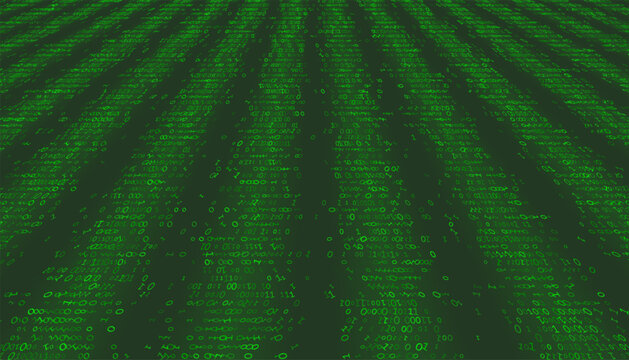 Structured Data Waterfall - Parallel Binary Columns for Server Architecture. Perspective.