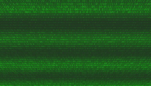 Binary Flux - Minimalist Digital Data Stream and Symbol Distribution