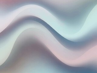 Obraz premium Soft Wavy Lines in Pastel Colors.