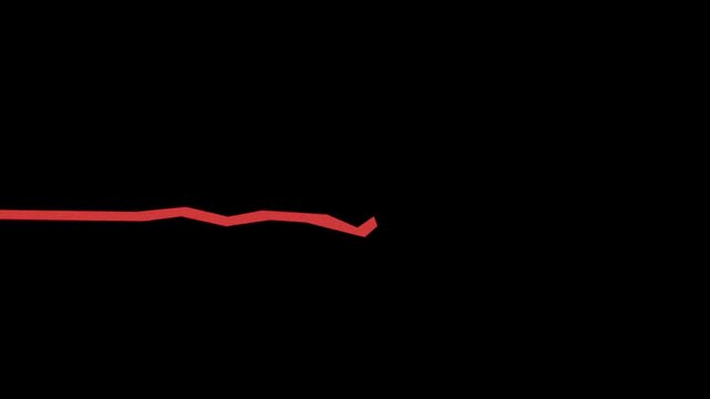 animated heart beat, heart rate monitor on solid colour background