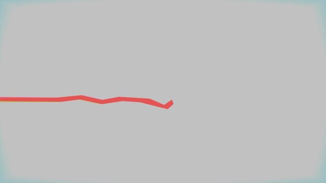 animated heart beat, heart rate monitor on solid colour background