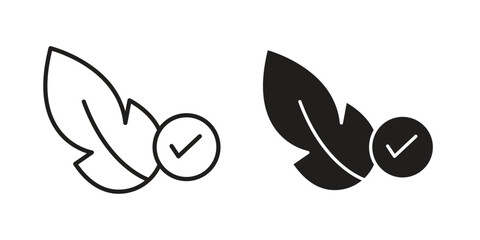 Hypoallergenic tested icon set concept vector graphics for web UI © Ro