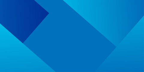 Obraz premium Abstract Blue Geometric Background with Overlapping Transparent Squares and Diagonal Lines for Corporate Tech Design