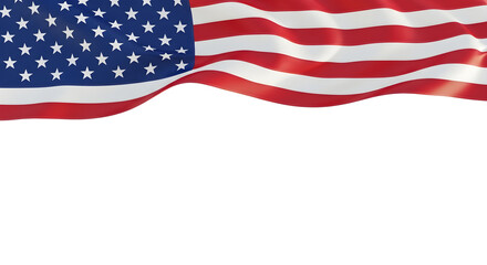 Fototapeta premium Celebrating freedom patriotic american independence day flag symbolizing liberty and unity