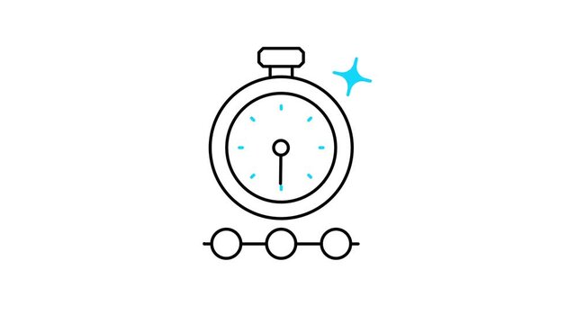 Timeline Animated Icon Video
