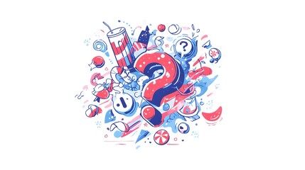 Detailed design of an April Fools punch prank surprise icon vector illustration with a clean white background and modern minimal styling for a playful and humorous effect