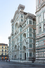 Obraz premium Cathedral of Saint Mary of the Flower (Cattedrale di Santa Maria del Fiore) or Duomo di Firenze, Florence, Italy