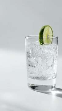 Gin Tonic Minimal White Campaign Ad