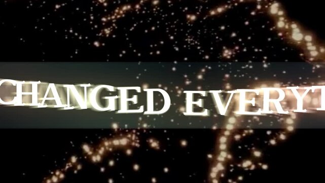 Changed Everything | Motivational 3D Logo Animation Video Cinematic Abstract Corporate Background Loop
