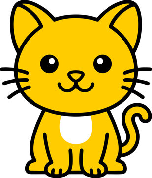 cat mascot vector