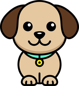 brown dog mascot