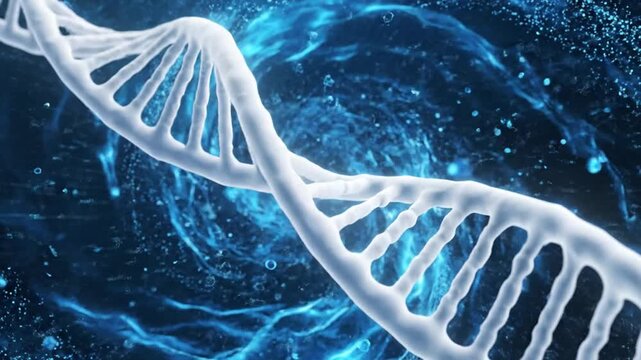 DNA Helix Structure - A Visual Representation of Genetic Information.