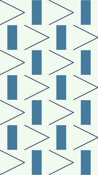 Abstract Geometric Pattern with Arrows and Rectangles vector background