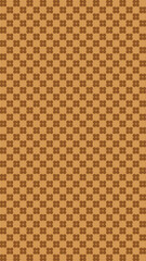 Fototapeta premium Brown Checkerboard Pattern Seamless Background vector background