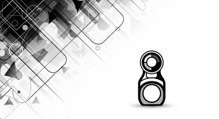 Camera on white background. © Faisol