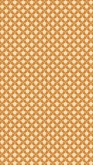 Fototapeta premium Beige Diamond and Dot Seamless Pattern vector background
