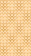 Fototapeta premium Seamless Pattern of Interlocking Arches and Stars in Gold