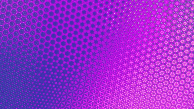 Minimal geometric gold animation with subtle shimmering dots and clean symmetry. Elegant luxury background with calm rhythmic motion seamless loop