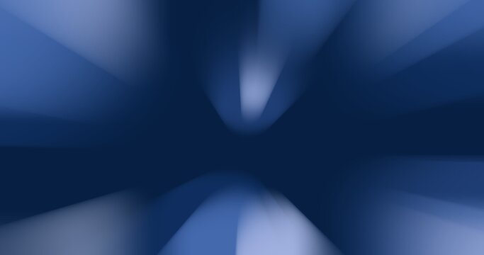 Dynamic abstract blue background with radial zoom effect and light burst for high-speed motion and explosive energy concepts