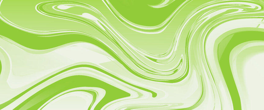 Green tea matcha mixing with milk texture background. Food and drink close up.