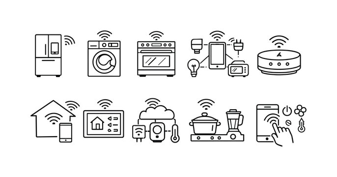 Smart Home Technology Icons