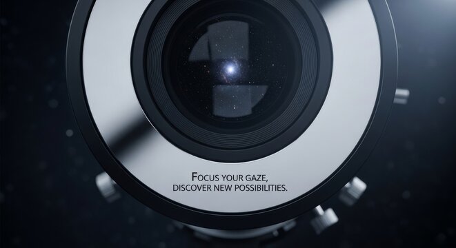 A Telescope Lens Focusing on the Cosmos