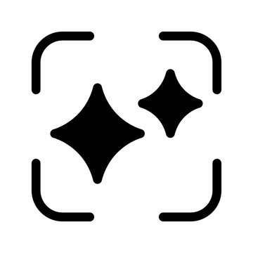 Ai Scan Icon Vector Symbol Design Illustration