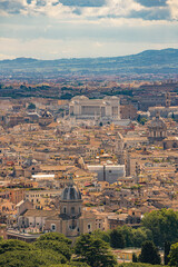 Fototapeta premium The cityscape of city Rome, Italy.