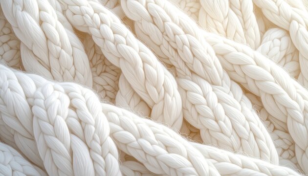 Grobes Strickmuster Textur Hintergrund aus Wolle