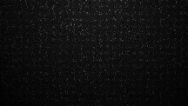 Vector illustration of a dark cosmic stardust pattern representing deep space data exploration and abstract science analytics.