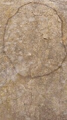 Obraz premium Grunge Stone Texture Background with Natural Rock Surface and Earth Tone Details. Natural stone texture with circular erosion pattern background.