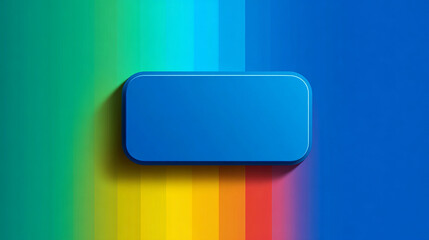 Modern Abstract 2D Graphic Design with Centered Minimalist Vector Art Focal Point on Vibrant Background