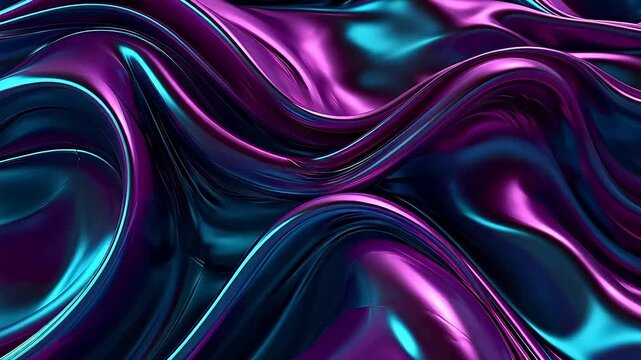 Digital holographic rainbow wrinkled aluminum foil abstract background
