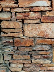 Fototapeta premium Vintage textured old stone wall background